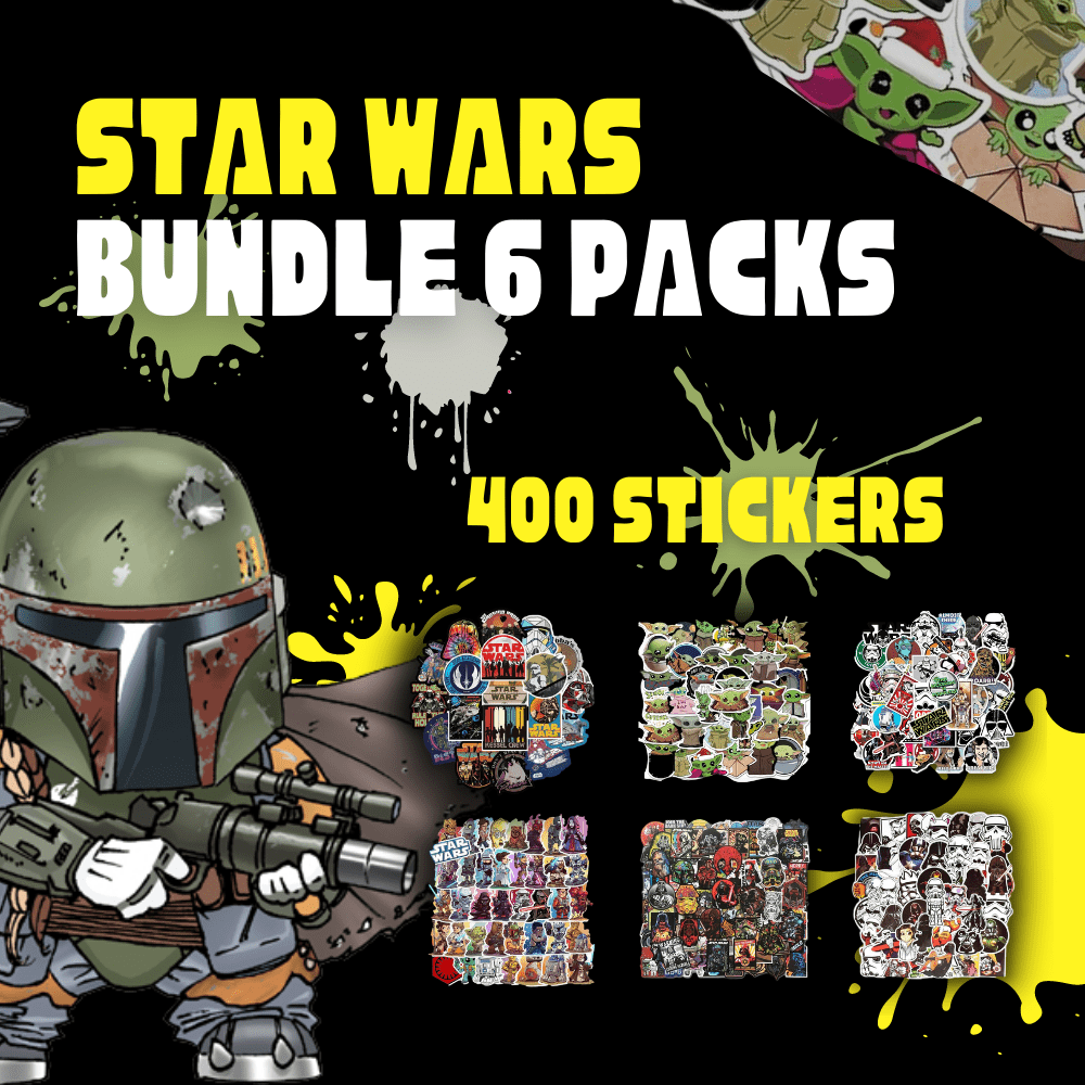 Star Wars Bundle 6 Packs (400 stickers)