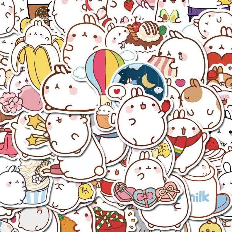 Stickers kawaii - Lapins et oursons