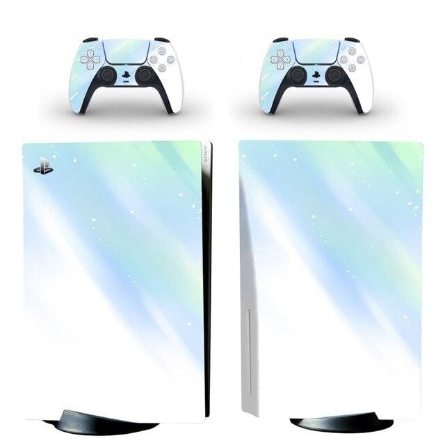 Stickers PS5 Blanc et Vert