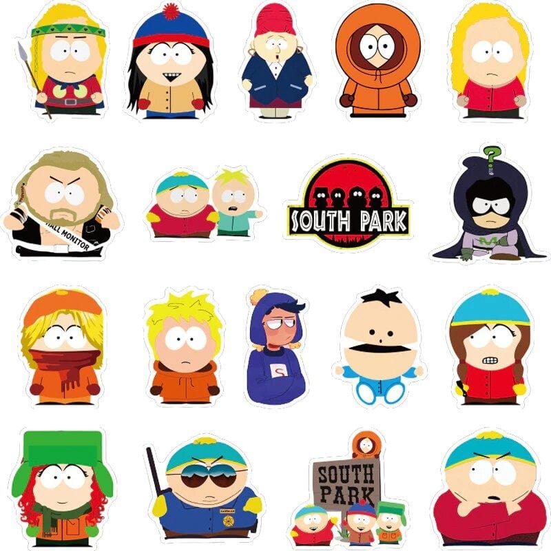 SOUTH PARK THE STREAMING WARS Tagged Stickers, Stickers– South