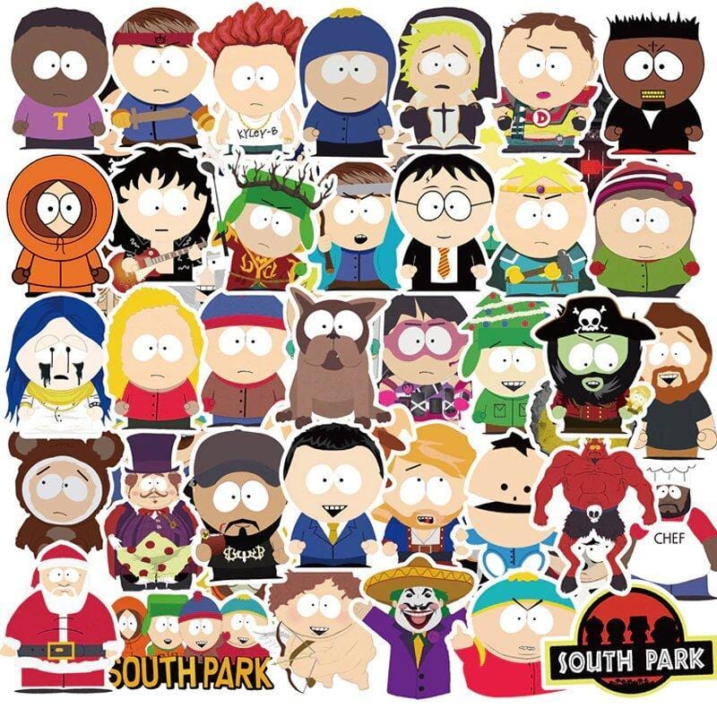 South Park (4) Sticker for Sale by ophetHexelAcci