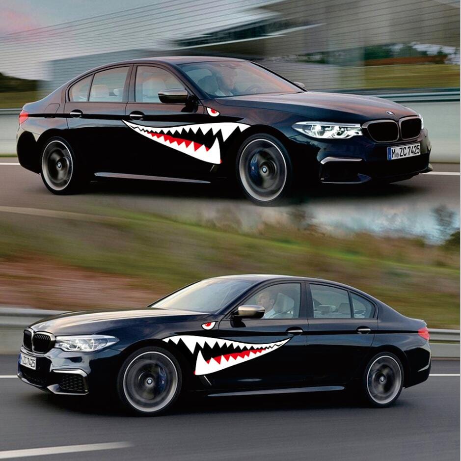 Stickers tuning BMW tache de peinture