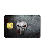 Autocollant Carte Bancaire Punisher Sticky Stickers