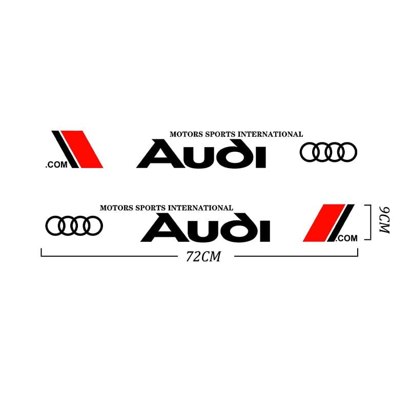 Audi Sticker Decals, sticky decals