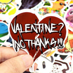 Stickers aesthetic anti-saint-valentin