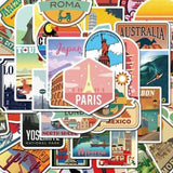 Stickers Capitales du Monde