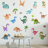 Stickers Chambre Bébé Dinosaures Multicolores Sticky Stickers