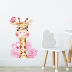 Stickers Chambre Fille<br>Girafe mignonne Sticky Stickers