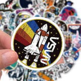 Stickers Espace<br> NASA (50 pcs) Sticky Stickers