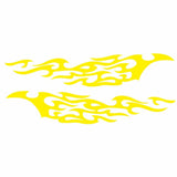 Stickers Flamme Voiture Yellow Sticky Stickers