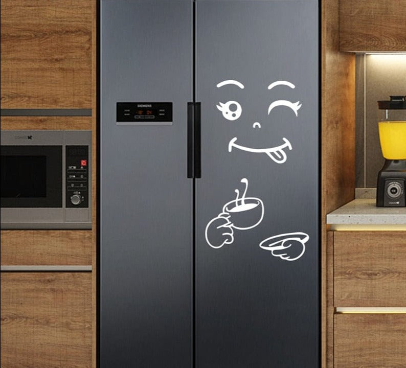Stickers humour pour frigo, frigidaire, réfrigérateur