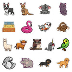 Stickers Kawaii Animaux pour smartphone