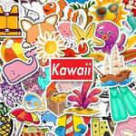 Stickers Kawaii Plage