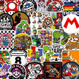 Stickers Mario Vintage pour console