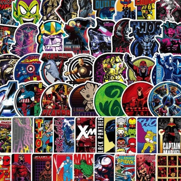 Marvel Comics - 123 Stickers - Vente en ligne de stickers et