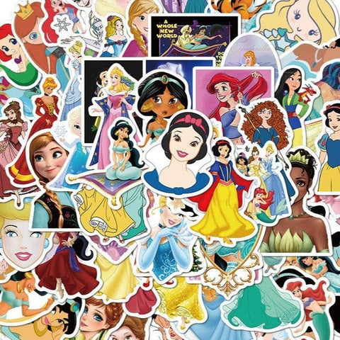 Disney Princess Stickers, sticky decals