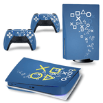 Stickers PS5<br> Boutons Playstation Bleu Sticky Stickers