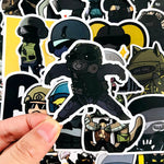 Stickers Rainbow 6 pour guitare