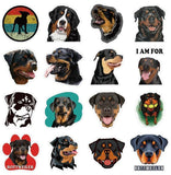 Stickers Rottweiler pour lit