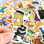 Stickers Simpsons pour lit