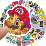 Stickers Skate<br> Cartoon Mix (50 pcs) Sticky Stickers