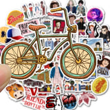 Stickers Skate<br> Stranger Things (50 pcs) Sticky Stickers