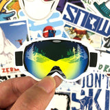 Stickers Ski pour lunettes de Ski