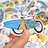 Stickers Surf pour velo