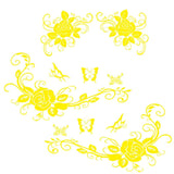 Stickers Voiture Fleurs Yellow Sticky Stickers
