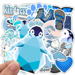Stickers VSCO Bleu pour ski
